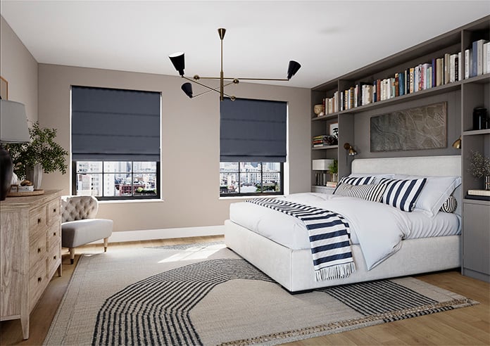 Geneva, Deep Harbour - Twist&Fit Roman Blind - Image 7